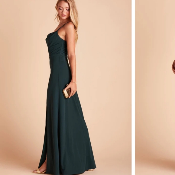 Birdy Grey Ash Dress Crepe Emerald - Picture 3 of 8